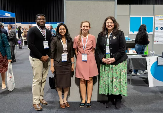 Group of professionals in conference hall