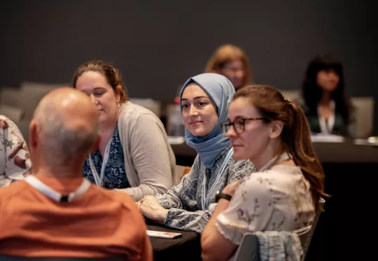 group of conference attendees