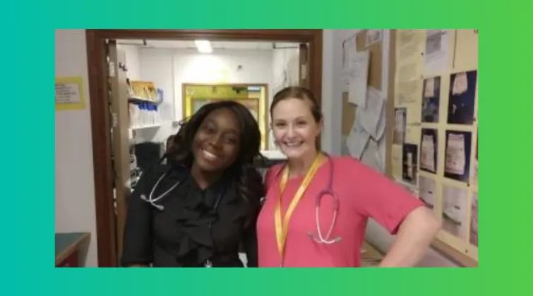 Stacey Killick and colleague