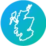 Icon - outline map of Scotland