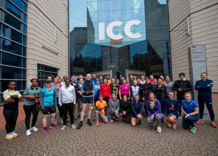 Runners at the RCPCH Conference