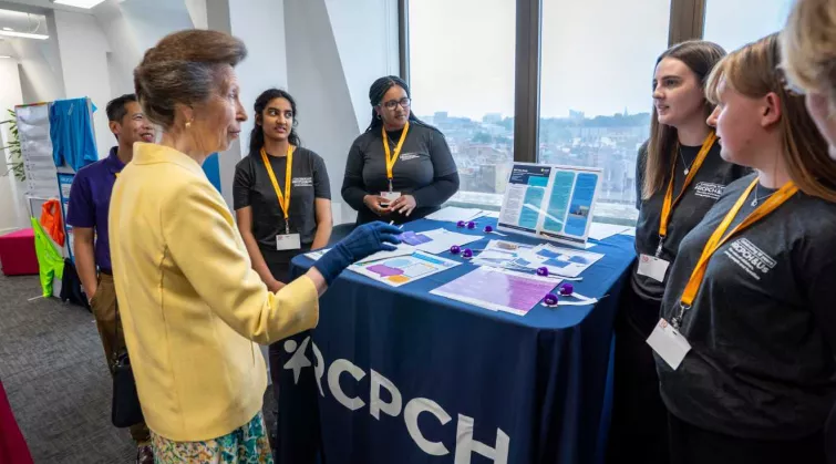 Princess Royal meets young people to talk about RCPCH &Us on their 10th birthday