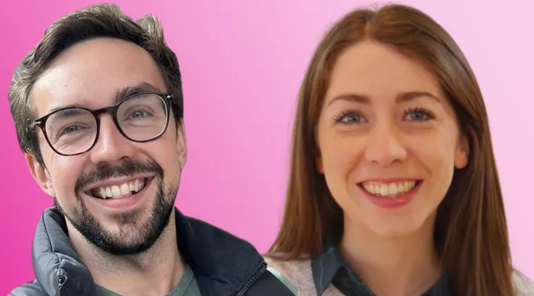 Photos of Josh Hodgson and Emma Dyer