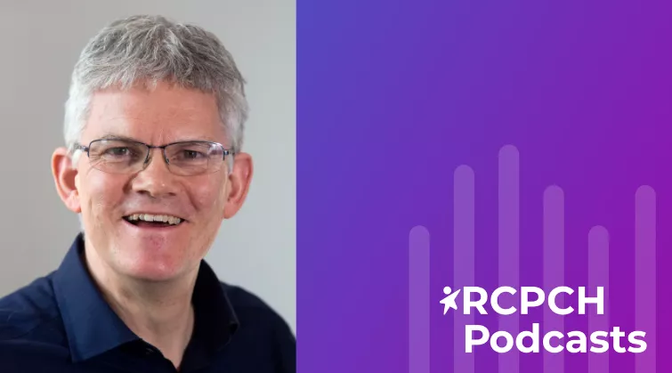 Photo of Dr Jonathan Darling, with RCPCH Podcasts