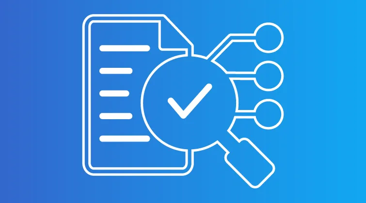 Graphic: List and tick on a network diagram