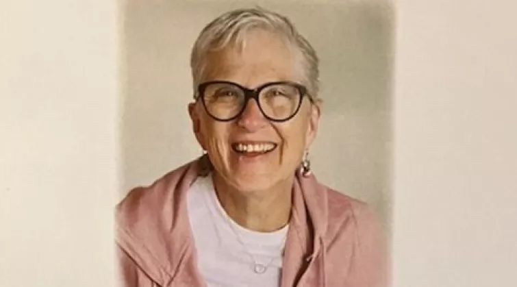 Photograph of Janet McDonagh, taken from cover of her memorial