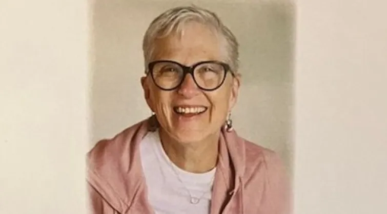 Photograph of Janet McDonagh, taken from cover of her memorial