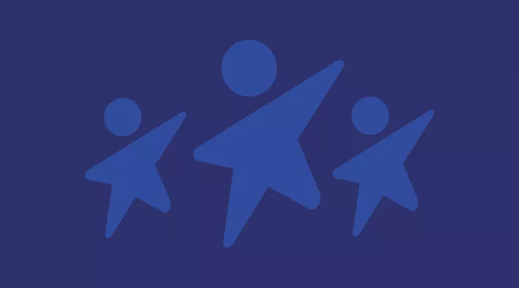 Three dynamic child icons