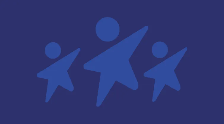 Three dynamic child icons