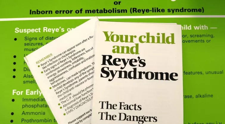 Leaflets about Reye's syndrome