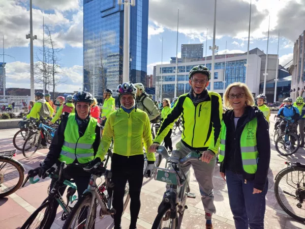 RCPCH Officers at the Ride for Their Lives event in Birmingham 2024