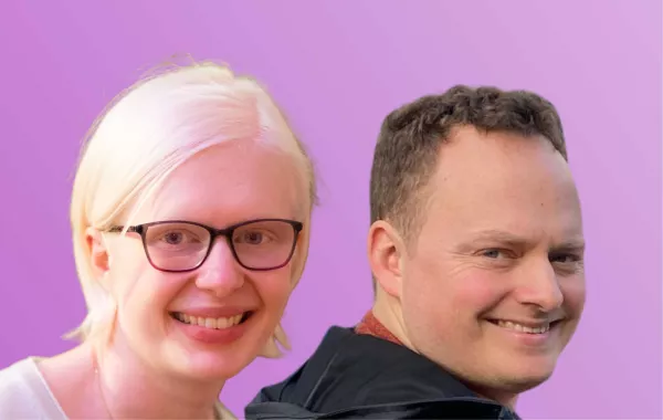 Dr Sarah Leiter and Dr Angus Hodder