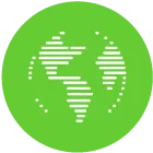 Icon: Globe in green circle
