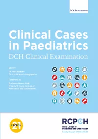 Textbook cover: Clinical Cases in Paediatrics | DCH Clinical Examination