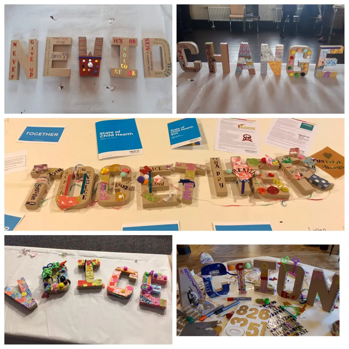 New ID | Change | Together | Voice | Action