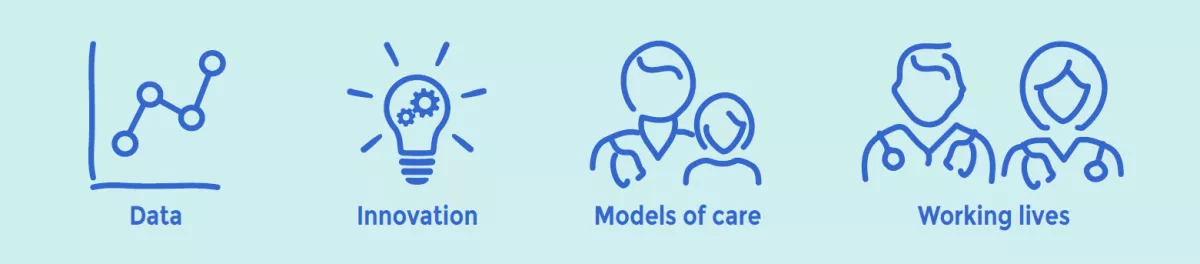 Data and evidence | Innovation | Models of care | Working lives
