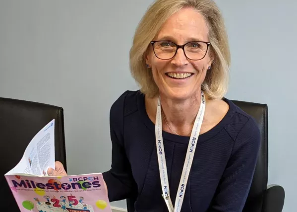 Dr Camilla Kingdon, RCPCH President, reads Milestones