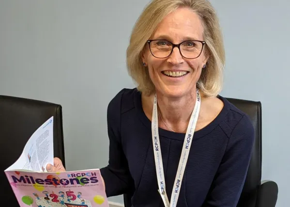 Dr Camilla Kingdon, RCPCH President, reads Milestones