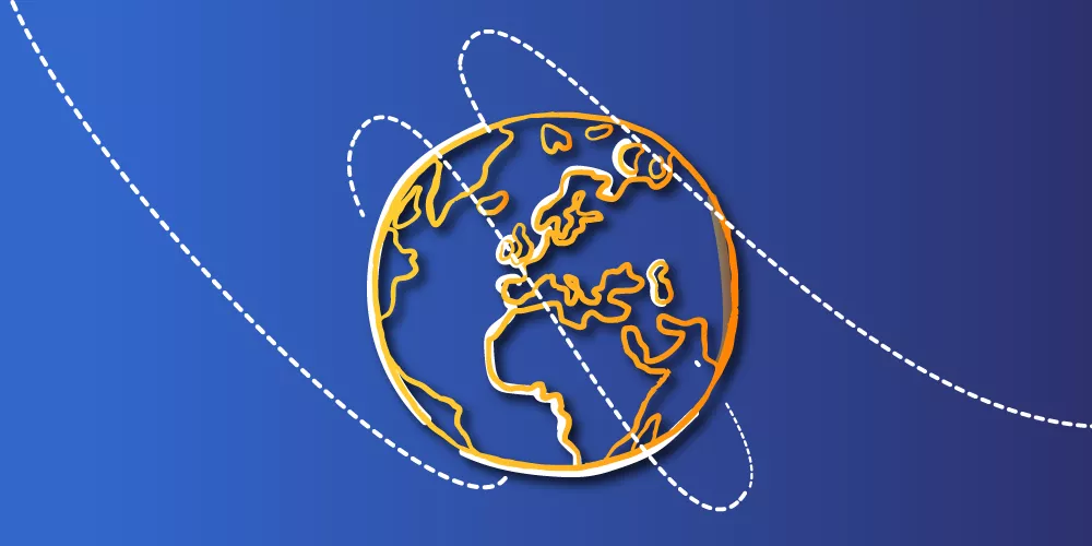 Illustration of globe