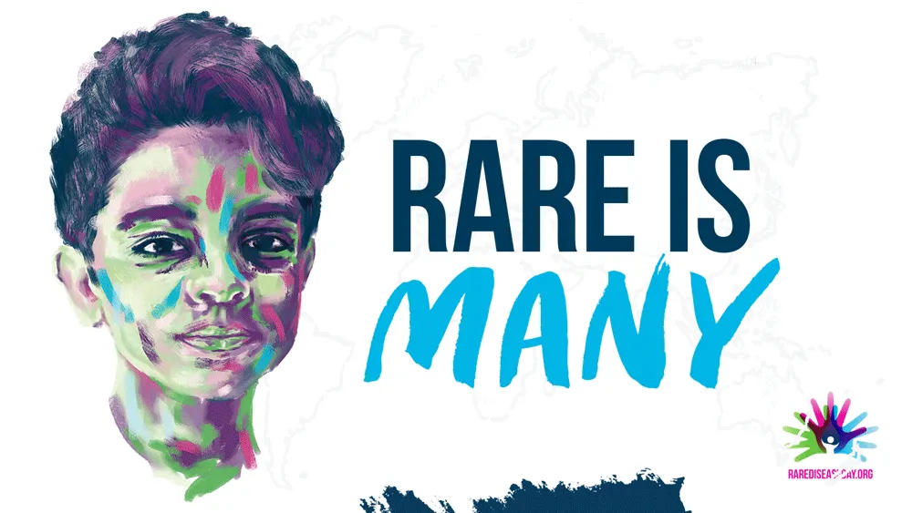 Rare is many | Illustration, featuring Rare Disease Day logo