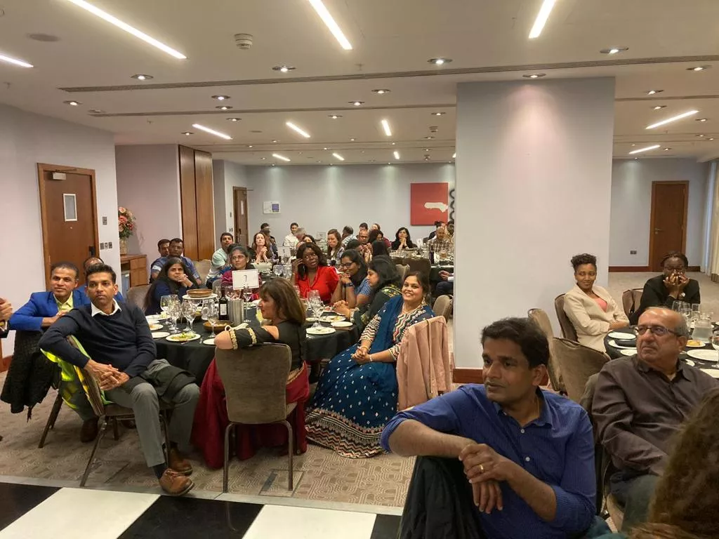 Dinner event with guests