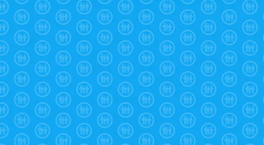 Repeated icon of family in a circle