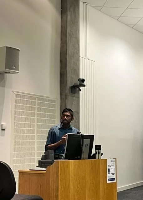 Dr A. Selvamani at the SPS Summer Meeting 2023