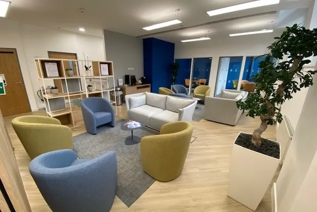 RCPCH members' room - including comfortable chairs, workspaces RCPCH members' room - including comfortable chairs, workspaces