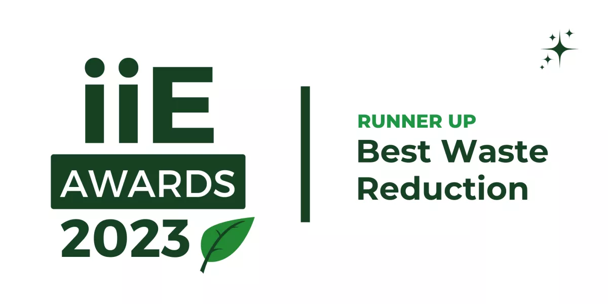iiE Awards 2023: Runner Up for Best Waste Reduction