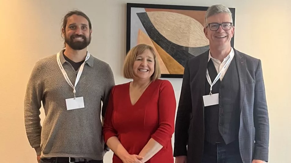 Matt Spencer, Lynn Neagle and Nick Wilkinson 