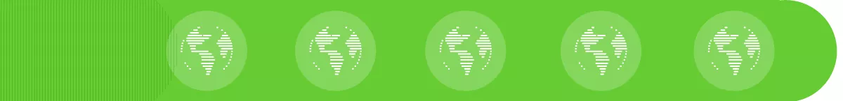 Repeated icon: Globe in green circle
