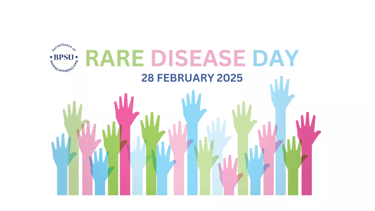 Image displaying hands for rare disease day