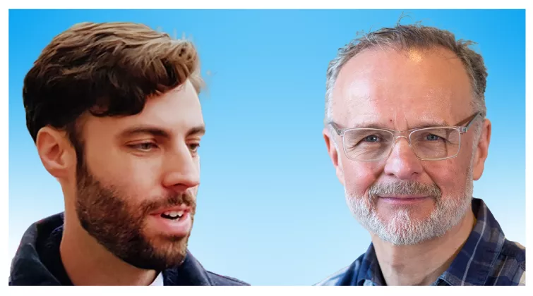 Photos of Liam Sollis and Mike McKean