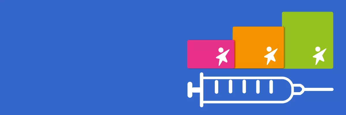 Graphic of vaccine syringe