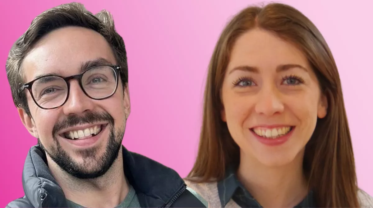 Photos of Josh Hodgson and Emma Dyer