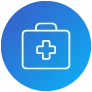 Blue medical icon-90px