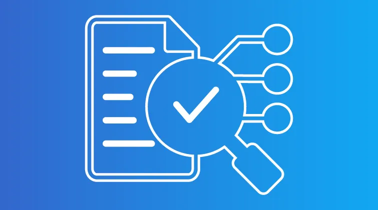 Graphic: List and tick on a network diagram