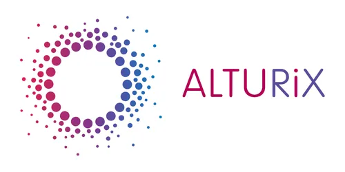 Logo: ALTRURiX - with circle comprising dots