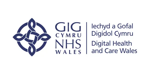 Logo: GIG Cymru: Iechyd a Gofal Digidol Cymru | NHS Wales: Digital Health and Care Wales
