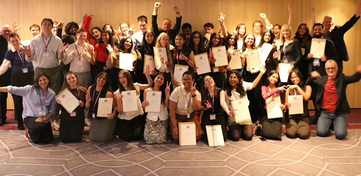 2026 Medical student annual prize winners celebrate together at Conference