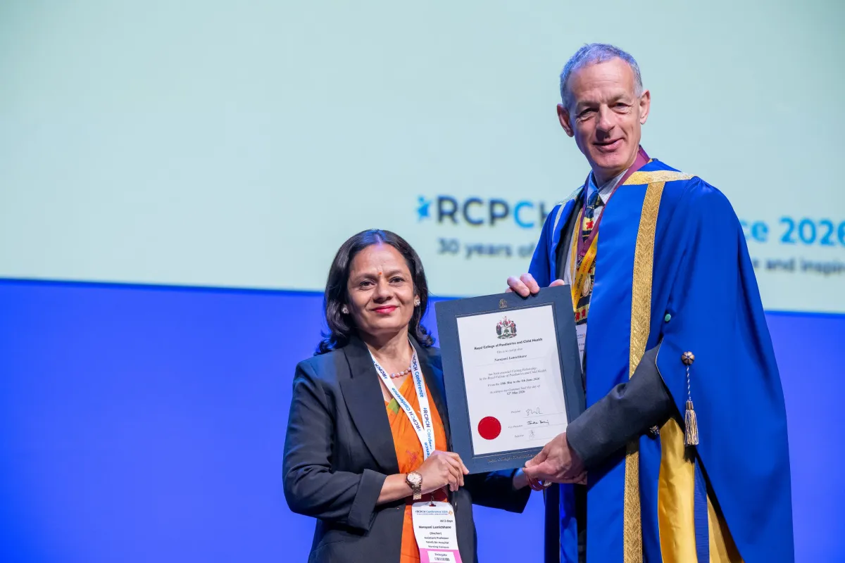 2026 Visiting Fellow Narayani Lamichhane receives certificate