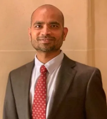 Dr Suresh Pujar poses for a headshot