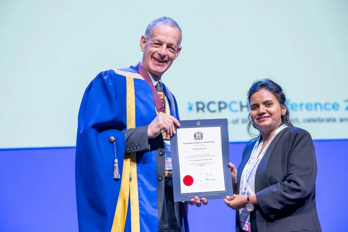 2026 Visiting Fellow Ulka Dhawale Zende receives certificate