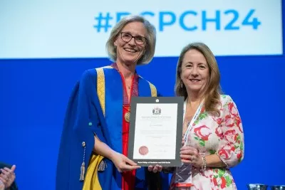 Dr Jacqueline Small with Dr Camilla Kingdon - RCPCH Conference 2024