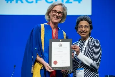 Professor Leena Patel - with Dr Camilla Kingdon - RCPCH Conference 2024