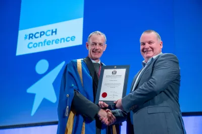 Dr Raymond Nethercott with Professor Steve Turner - RCPCH Conference 2025