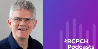 Photo of Dr Jonathan Darling, with RCPCH Podcasts