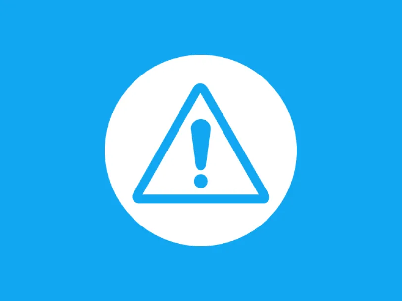 Icon: Exclamation mark in triangle