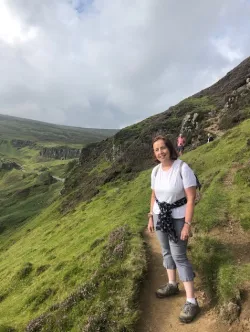 Liz on a lockdown walk